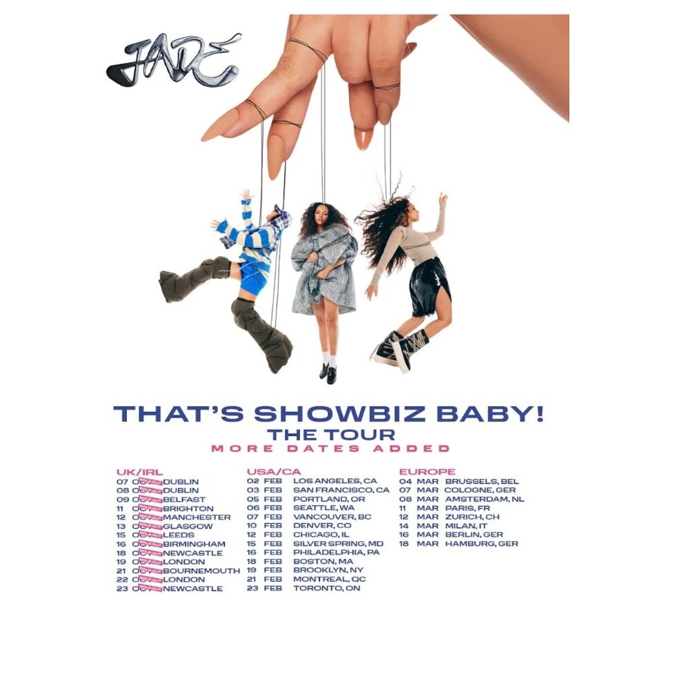 JADE 2026 North American tour poster 165